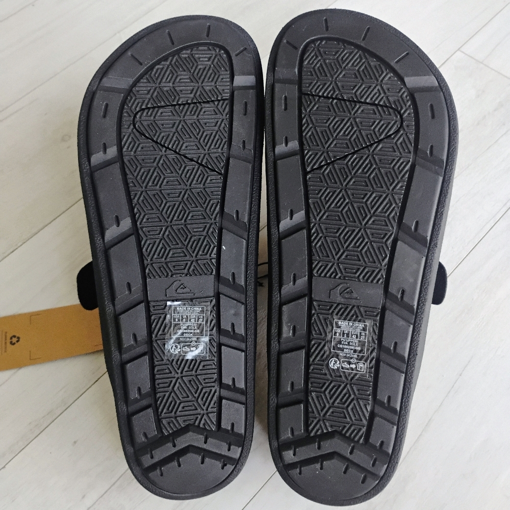 QUIKSILVER NEW Embark Double Strap Deck Sandals Slip-on - Picture 10 of 15